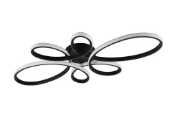 Sisustusvalaisimet^Trio Lighting kattovalaisin Fly LED 83 cm mattamusta