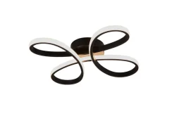 Sisustusvalaisimet^Trio Lighting kattovalaisin Fly LED 40 cm mattamusta