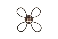 Sisustusvalaisimet^Trio Lighting kattovalaisin Fly LED 40 cm mattamusta