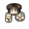 Sisustusvalaisimet^Trio Lighting kattovalaisin Diva 3-os E27 mattamusta/kromatt