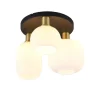 Sisustusvalaisimet^Trio Lighting kattovalaisin Diva 3-os E27 mattamessinki/valk