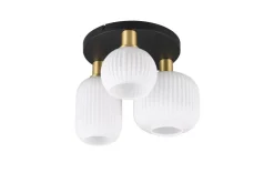 Sisustusvalaisimet^Trio Lighting kattovalaisin Diva 3-os E27 mattamessinki/valk