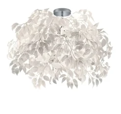 Sisustusvalaisimet^Trio Lighting kattovalaisin Leavy 70 cm 3xE27 valkoinen