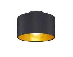 Sisustusvalaisimet^Trio Lighting kattovalaisin Hostel 2xE14 mattamusta/kulta