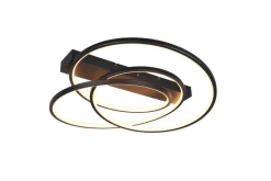 Sisustusvalaisimet^Trio Lighting kattovalaisin Darvin LED mattamusta