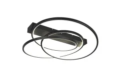 Sisustusvalaisimet^Trio Lighting kattovalaisin Darvin LED mattamusta