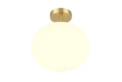 Sisustusvalaisimet^Trio Lighting kattovalaisin Fomento E27 mattamessinki/valkoi