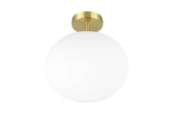 Sisustusvalaisimet^Trio Lighting kattovalaisin Fomento E27 mattamessinki/valkoi