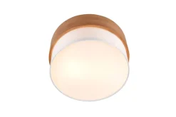 Sisustusvalaisimet^Trio Lighting kattovalaisin Seasons 30 cm E14 valkoinen/puu