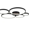 Sisustusvalaisimet^Trio Lighting kattovalaisin Rondo LED 5-os mattamusta
