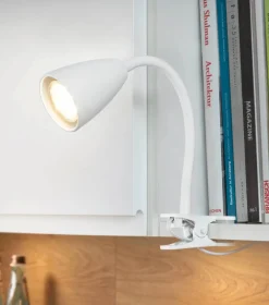 Sisustusvalaisimet^Trio Lighting klipsuvalaisin Wanda GU10 mattavalkoinen