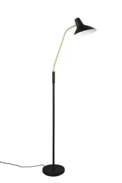 Sisustusvalaisimet^Trio Lighting lattiavalaisin Traveller E27 mattamusta/mattam