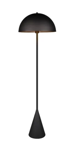 Sisustusvalaisimet^Trio Lighting lattiavalaisin Alfie E27 mattamusta