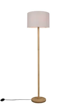 Sisustusvalaisimet^Trio Lighting lattiavalaisin Korba E27 valkoinen