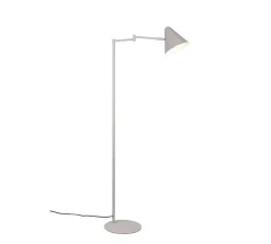 Sisustusvalaisimet^Trio Lighting lattiavalaisin Cosima E14 lämmin harmaa