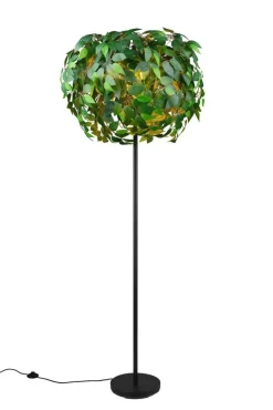 Sisustusvalaisimet^Trio Lighting lattiavalaisin Leavy 3xE14 vihreä