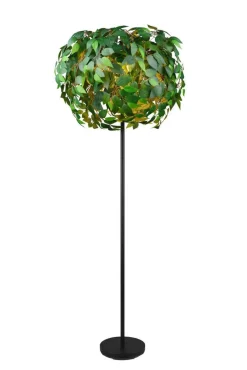 Sisustusvalaisimet^Trio Lighting lattiavalaisin Leavy 3xE14 vihreä