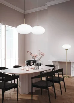 Sisustusvalaisimet^Trio Lighting lattiavalaisin Fomento E27 mattamessinki/valko