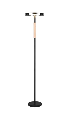 Sisustusvalaisimet^Trio Lighting lattiavalaisin Celeste LED mattamusta/valkoine