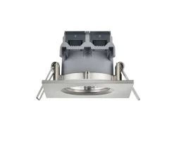 Sisustusvalaisimet^Trio Lighting LED alasvalo Zagros IP65 harjattu teräs neliö