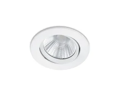 Sisustusvalaisimet^Trio Lighting LED alasvalo Pamir mattavalkoinen pyöreä