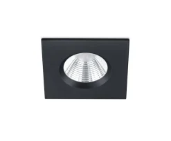 Sisustusvalaisimet^Trio Lighting LED alasvalo Zagros IP65 mattamusta neliö