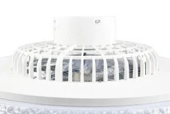 Sisustusvalaisimet^Trio Lighting LED kattotuuletin Harstad kromi starlight