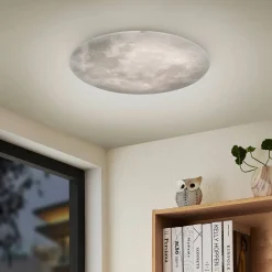 Sisustusvalaisimet^Trio Lighting LED kattovalaisin Lunar 40 cm valkoinen