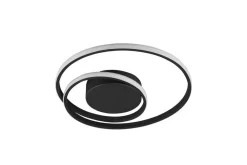 Sisustusvalaisimet^Trio Lighting LED kattovalaisin Zibella mattamusta SCANDI