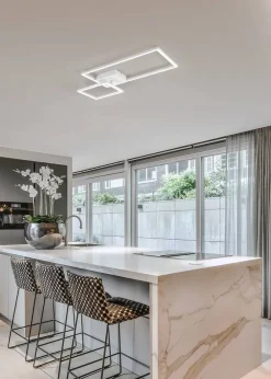 Sisustusvalaisimet^Trio Lighting LED kattovalaisin Padella mattavalkoinen