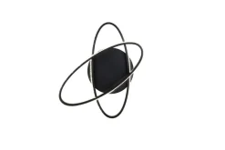 Sisustusvalaisimet^Trio Lighting LED kattovalaisin Lane mattamusta/kristalliefe