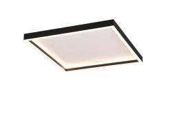 Sisustusvalaisimet^Trio Lighting LED kattovalaisin Rotonda neliö mattamusta