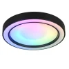 Sisustusvalaisimet^Trio Lighting LED kattovalaisin Arco 40 cm mattamusta RGBW