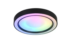 Sisustusvalaisimet^Trio Lighting LED kattovalaisin Arco 40 cm mattamusta RGBW