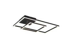 Sisustusvalaisimet^Trio Lighting LED kattovalaisin Padella mattamusta