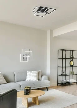 Sisustusvalaisimet^Trio Lighting LED kattovalaisin Mobile mattamusta