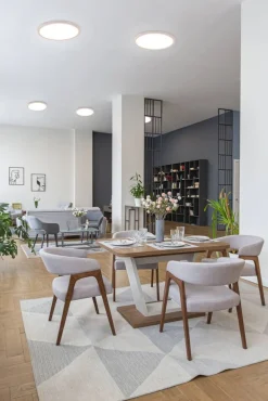 Sisustusvalaisimet^Trio Lighting LED kattovalaisin Aureo 40 cm mattavalkoinen R