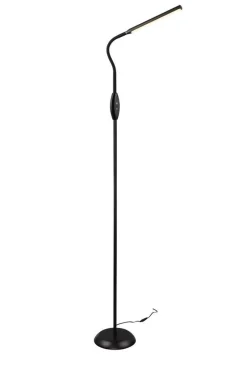 Sisustusvalaisimet^Trio Lighting LED lattiavalaisin Toro musta