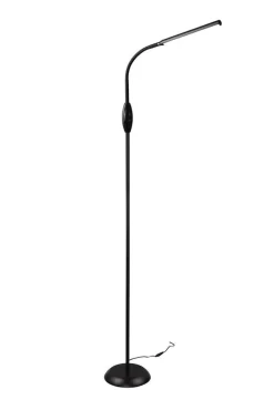 Sisustusvalaisimet^Trio Lighting LED lattiavalaisin Toro musta