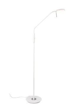 Sisustusvalaisimet^Trio Lighting LED lattiavalaisin Monza mattavalkoinen