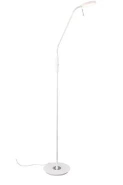 Sisustusvalaisimet^Trio Lighting LED lattiavalaisin Monza mattavalkoinen