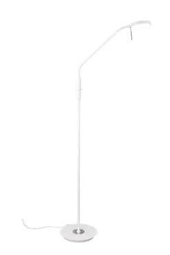 Sisustusvalaisimet^Trio Lighting LED lattiavalaisin Monza mattavalkoinen