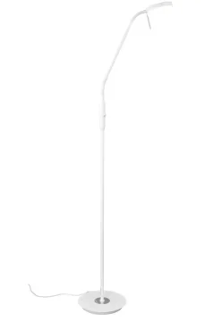 Sisustusvalaisimet^Trio Lighting LED lattiavalaisin Monza mattavalkoinen