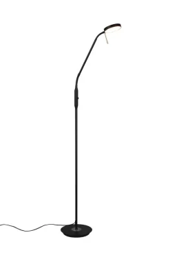 Sisustusvalaisimet^Trio Lighting LED lattiavalaisin Monza mattamusta