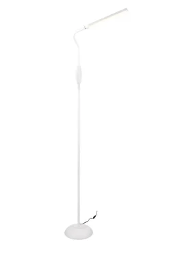 Sisustusvalaisimet^Trio Lighting LED lattiavalaisin Toro valkoinen