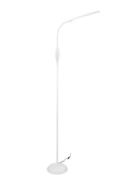 Sisustusvalaisimet^Trio Lighting LED lattiavalaisin Toro valkoinen