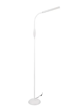 Sisustusvalaisimet^Trio Lighting LED lattiavalaisin Toro valkoinen