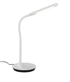 Sisustusvalaisimet^Trio Lighting LED pöytävalaisin Polo mattavalkoinen