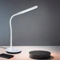 Sisustusvalaisimet^Trio Lighting LED pöytävalaisin Polo mattavalkoinen