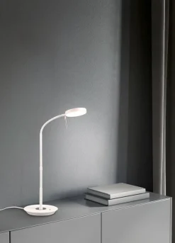 Sisustusvalaisimet^Trio Lighting LED pöytävalaisin Monza mattavalkoinen